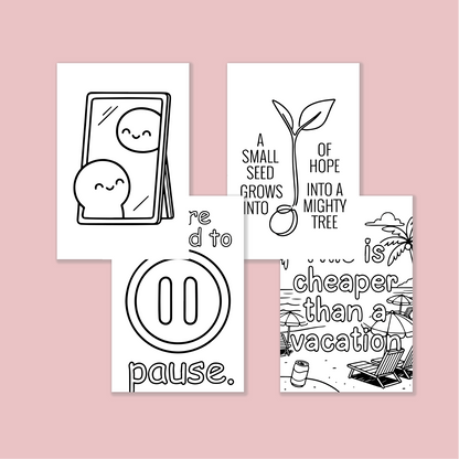 [A] New Year Coloring Book