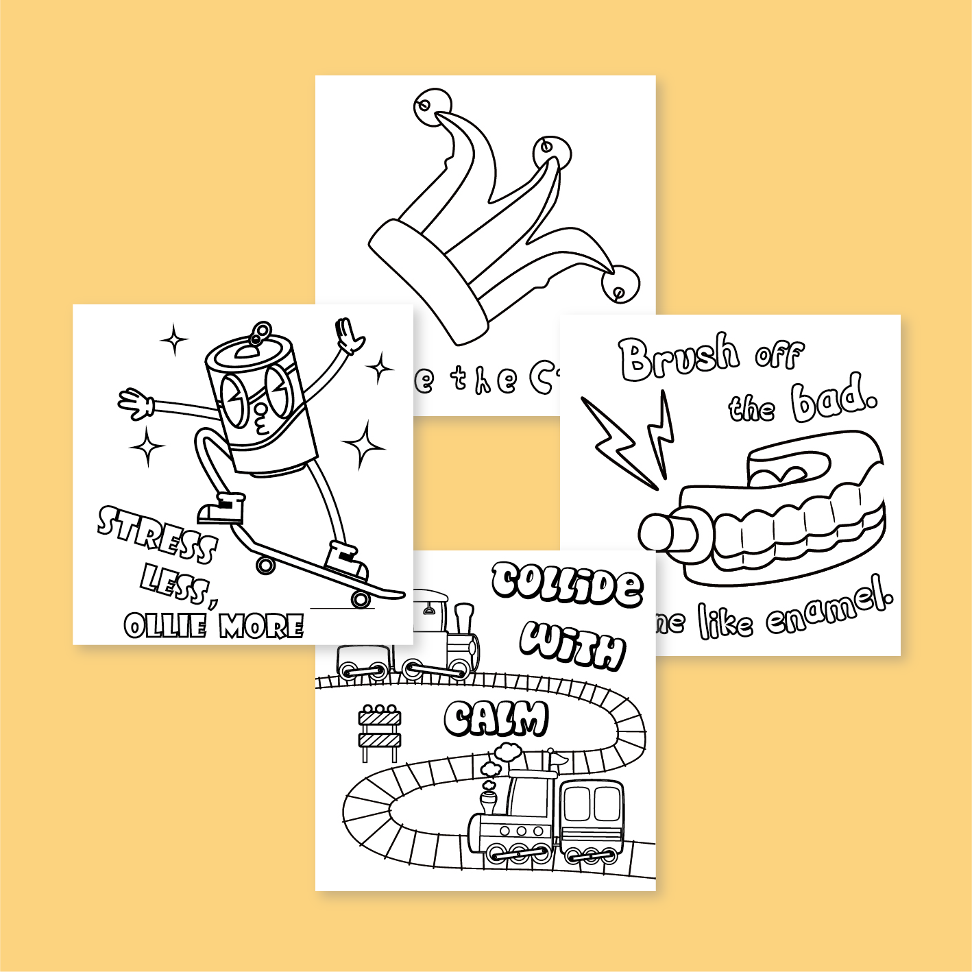 [B] Toys Mental Healthy Coloring Book