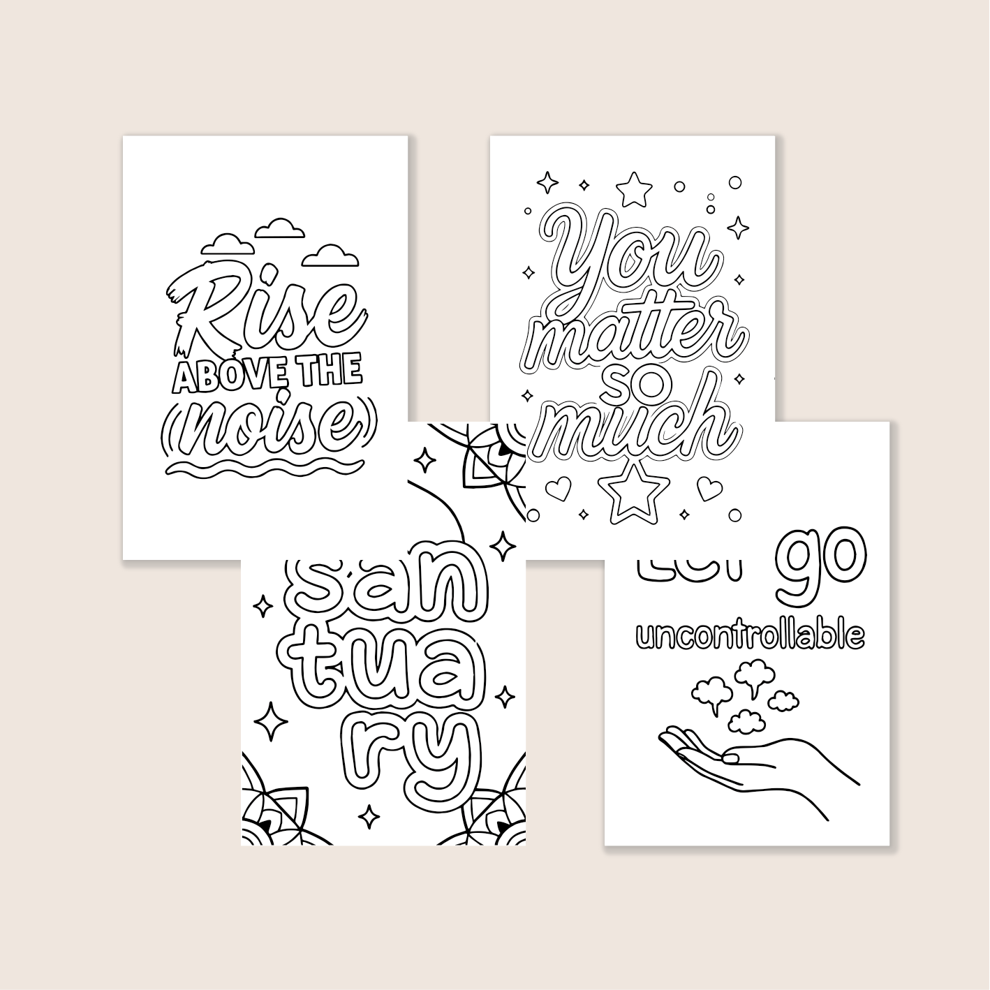 [A] Words to live by Coloring Book