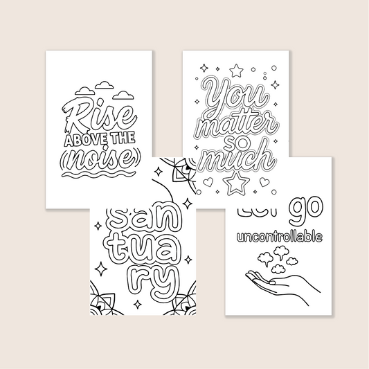 [A] Words to live by Coloring Book