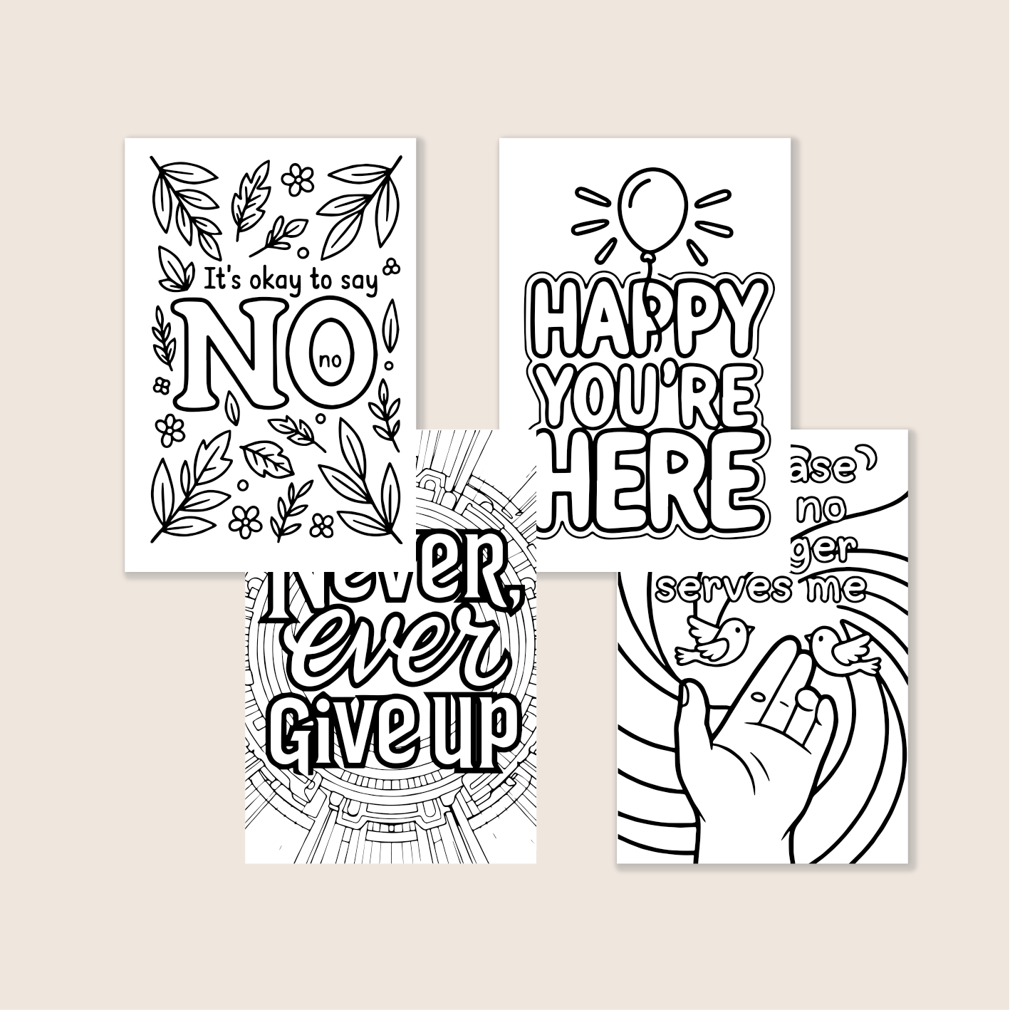 [A] Self care  Coloring Book