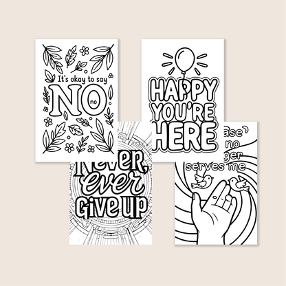 [A] Self care  Coloring Book