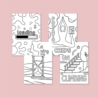 [A] New Year Coloring Book