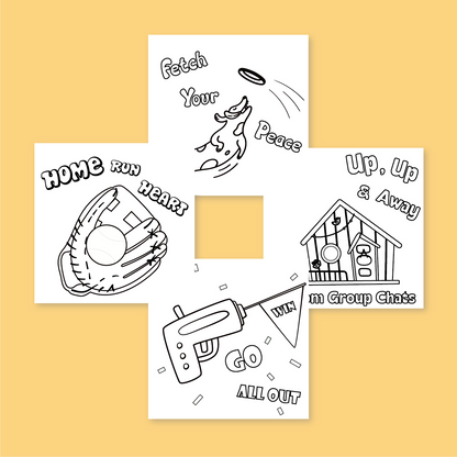 [B] Toys Mental Healthy Coloring Book