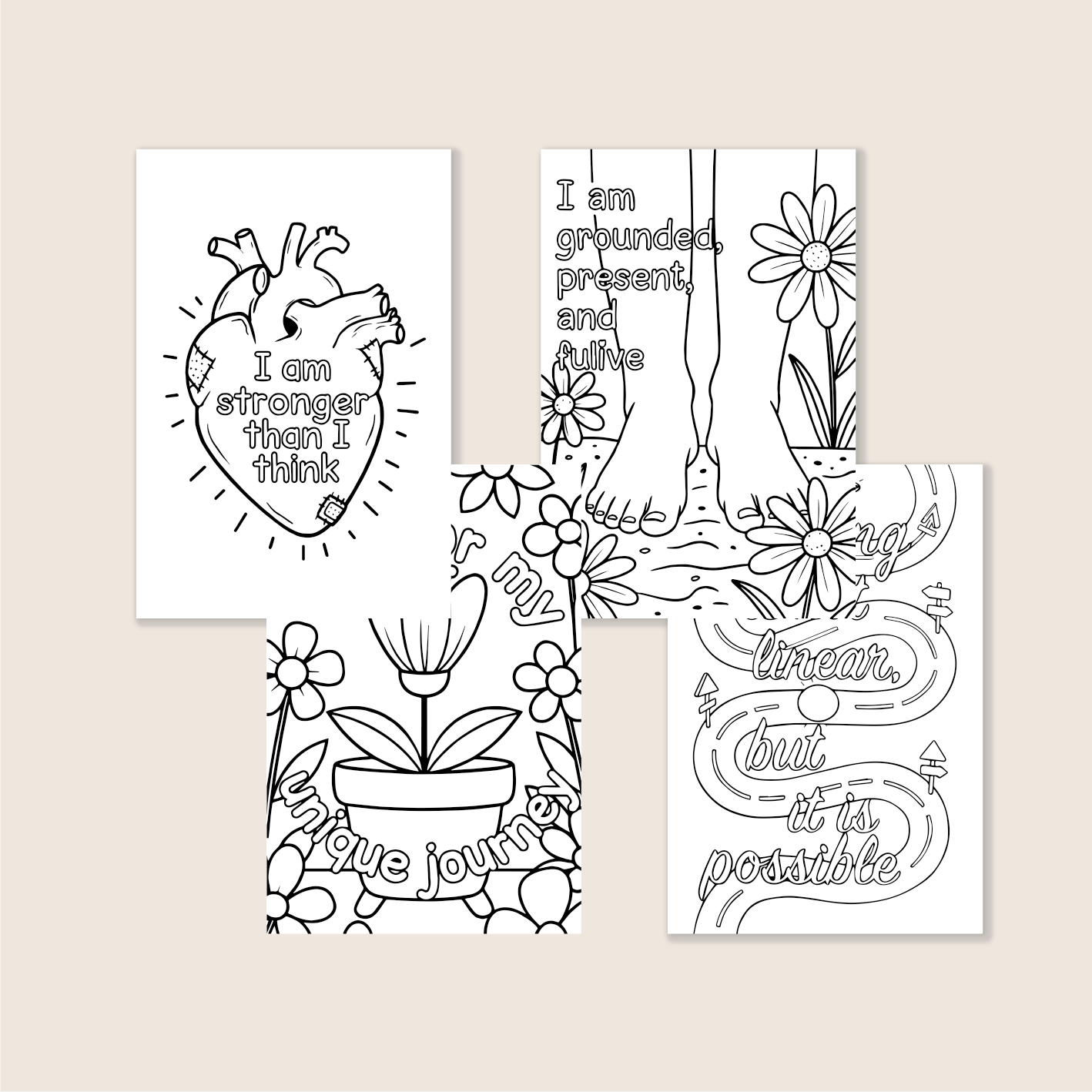[A] Self care  Coloring Book