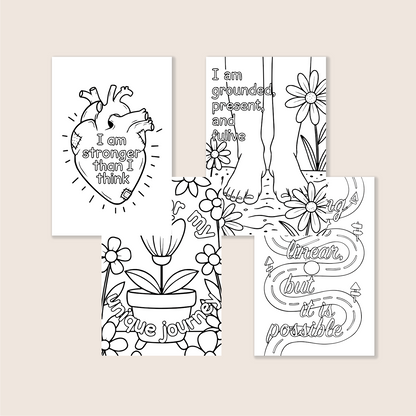 [A] Self care  Coloring Book