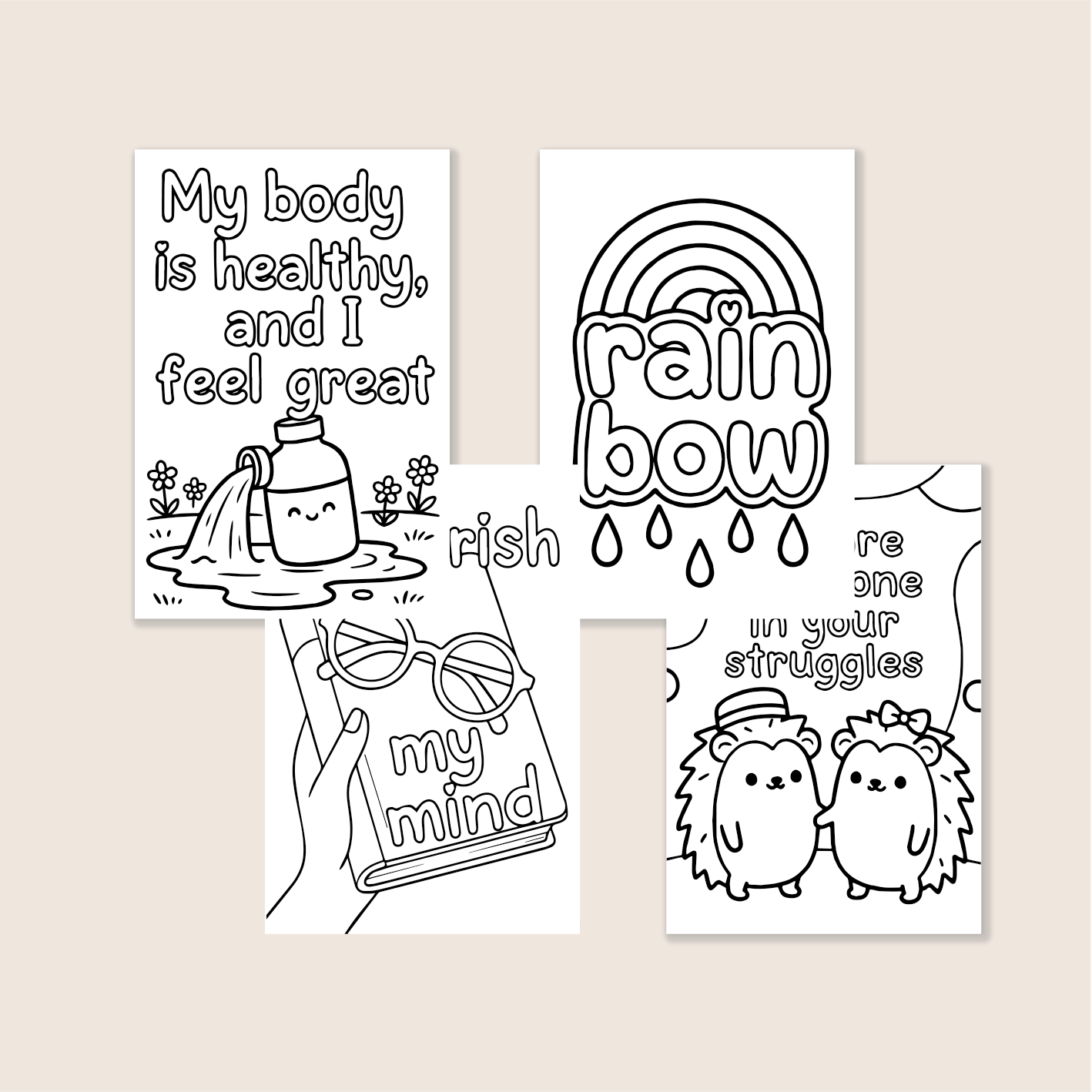 [A] Self care  Coloring Book