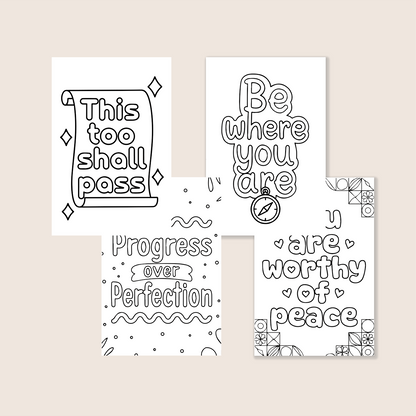 [A] Words to live by Coloring Book