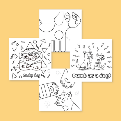 [B] Doge Coloring Book