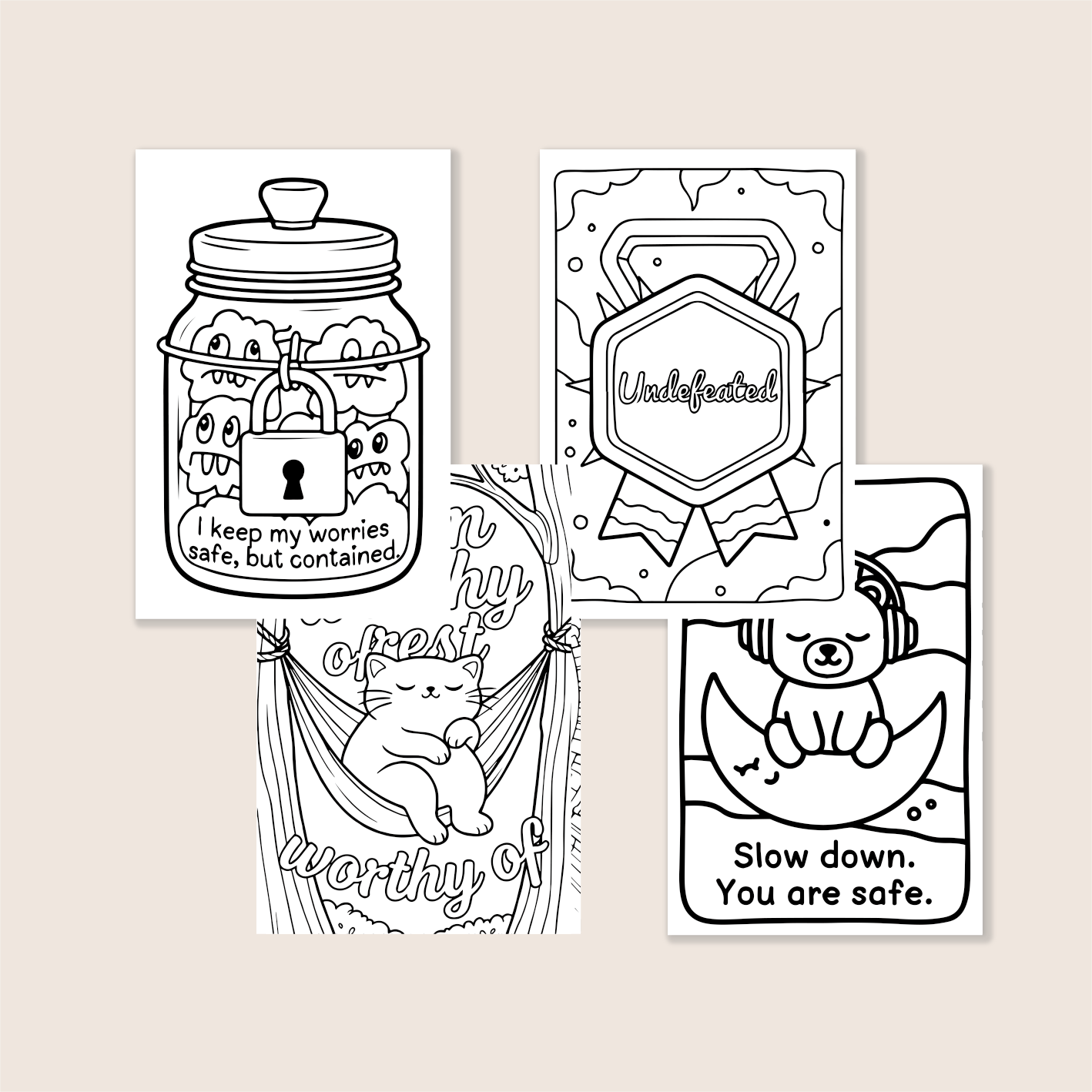 [A] Self care  Coloring Book