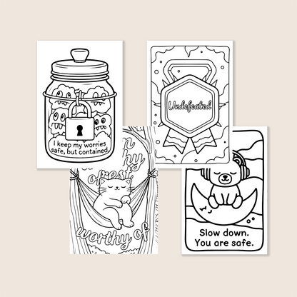 [A] Self care  Coloring Book