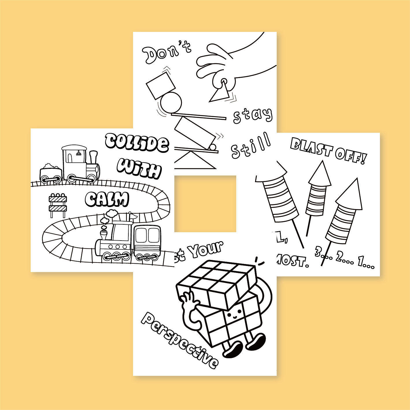 [B] Toys Mental Healthy Coloring Book