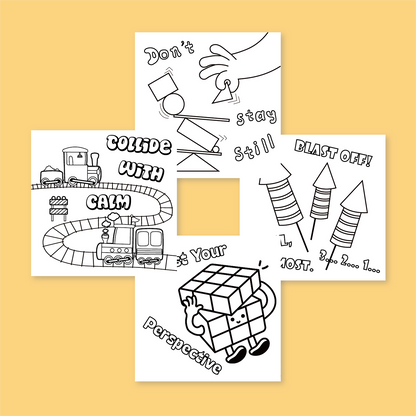 [B] Toys Mental Healthy Coloring Book