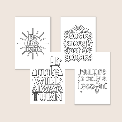 [A] Words to live by Coloring Book