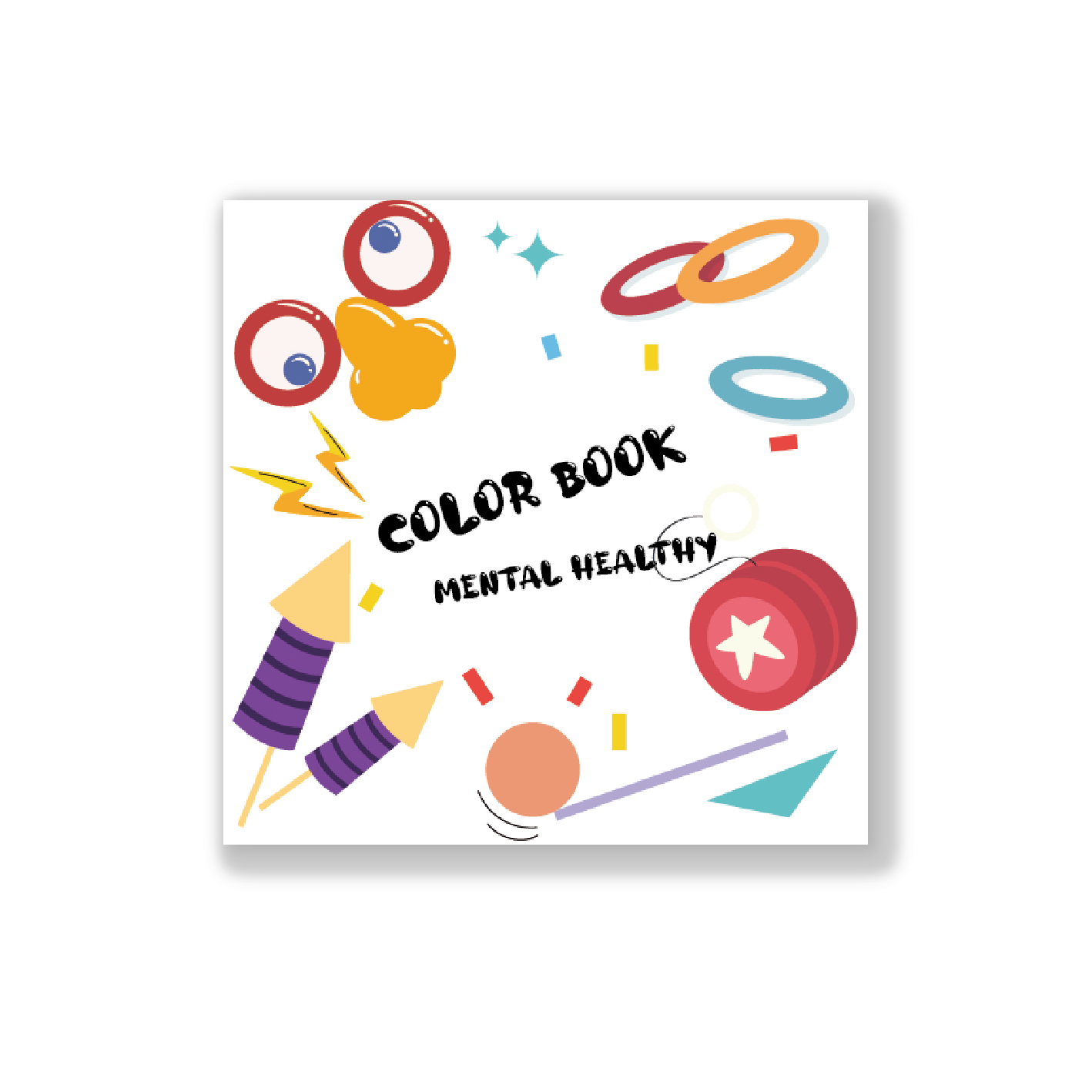 [B] Toys Mental Healthy Coloring Book